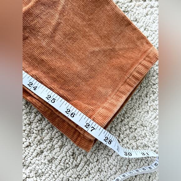 EVERLANE Baby Cord Cheeky brown Corduroy Pants straight leg neutral acorn fall - Picture 9 of 10